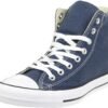 Converse Chuck Taylor Basic Hi Sneaker Navy 7.0 B(M) US Womens