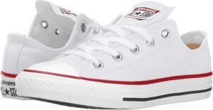 Converse Chuck Taylor All Star Low Top, Optical/White Canvas, 10 Women/8 Men