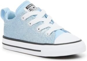 Converse Unisex-Child Chuck Taylor All Star Madison Glitter Easy on (Infant/Toddler) Sneaker