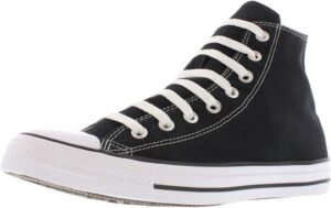 Converse Chuck Taylor All Star High Top Sneaker, Black, 9 Women/7 Men