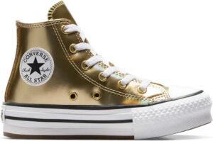 Converse Girl's Chuck Taylor All Star Eva Lift Platform Metallic (Little Kid)