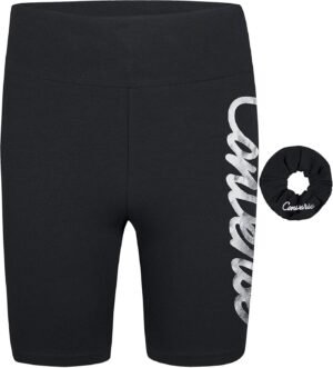 Converse Girl's Printed Shine Biker Shorts (Big Kids)