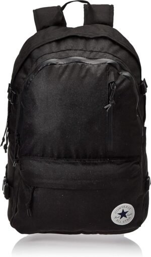 Converse Straight Edge Backpack, Black, One Size